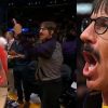 Anthony Kiedis lakers game fight