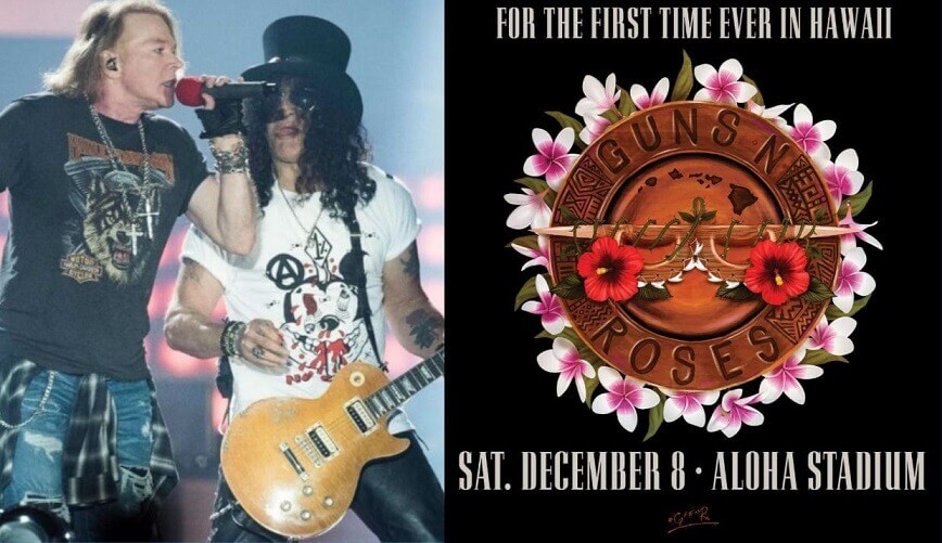Guns N Roses in Hawaii