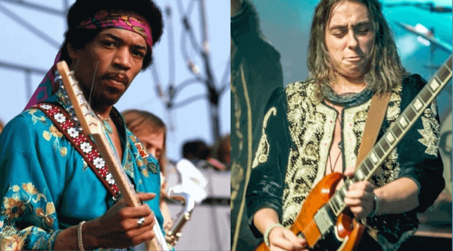 Jimi Hendrix and Jake Kiska