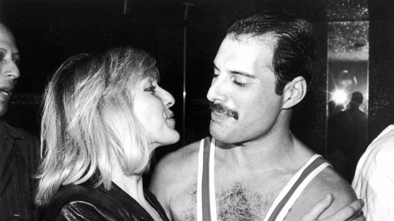 Freddie Mercury and girlfriend