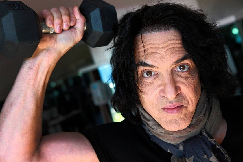 Paul Stanley working out