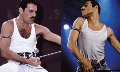 Rami Malek and Freddie Mercury live aid