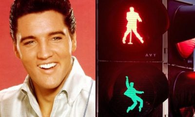 Elvis Presley traffic lights
