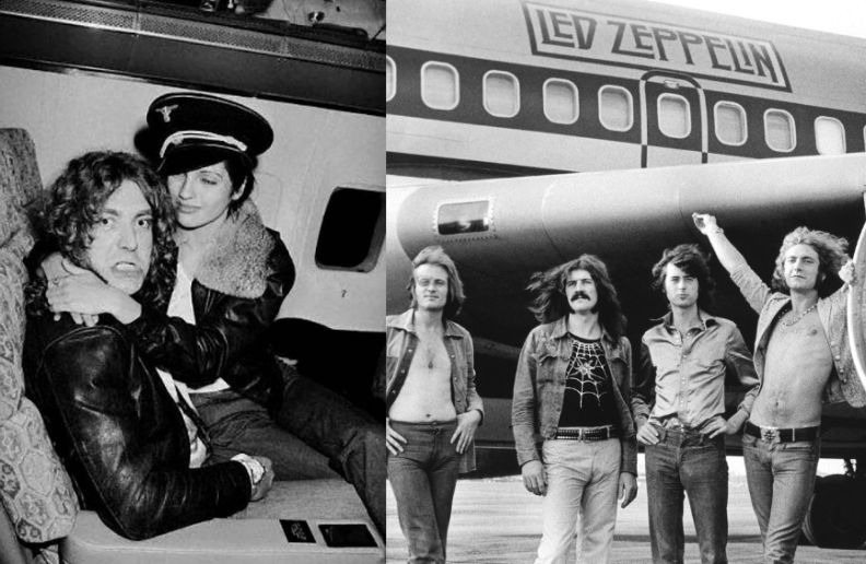 Led Zeppelin airplane