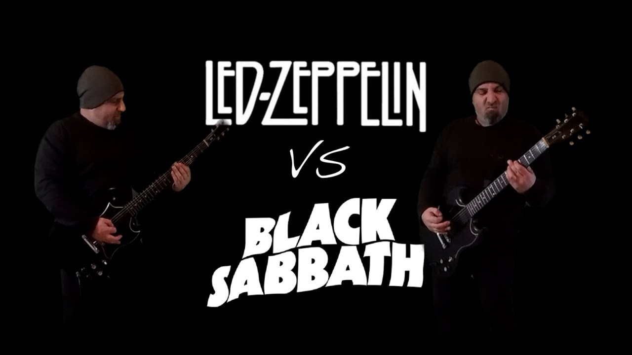 Zeppelin Sabbath riff battle