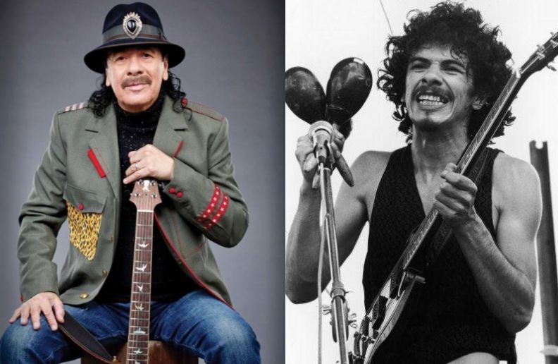 Carlos Santana woodstock now and then