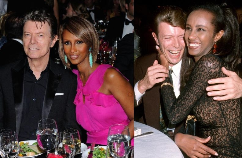 David Bowie and Wife