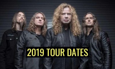 Megadeth tour dates 2019