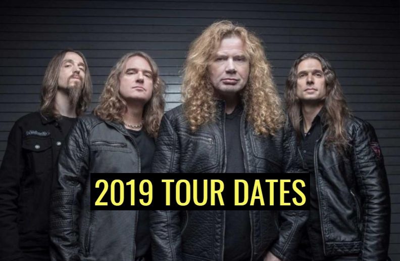 Megadeth tour dates 2019