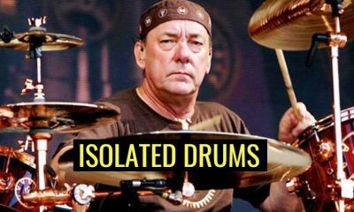 Neil Peart isolated drums
