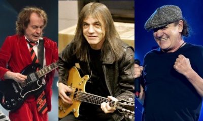 Angus Young Brian Johnson Malcolm Young
