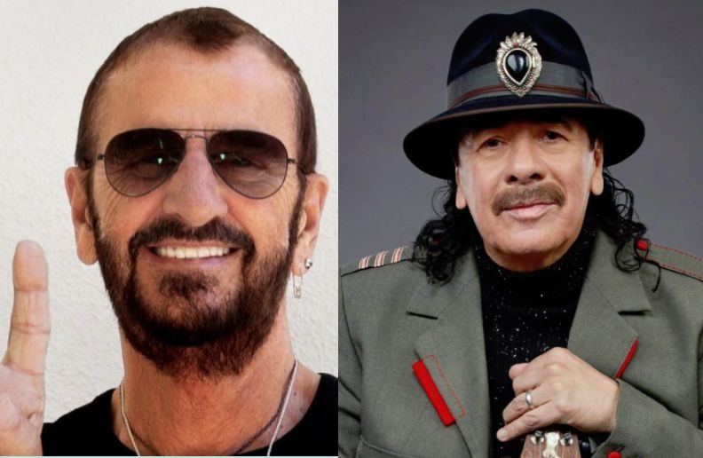 Ringo Starr Carlos Santana