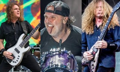 David Ellefson Lars Ulrich Dave Mustaine