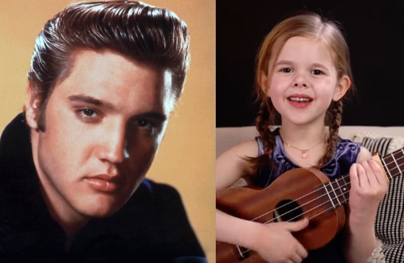 Elvis Presley cover little girl