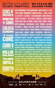 Austin City Limits line up 2019