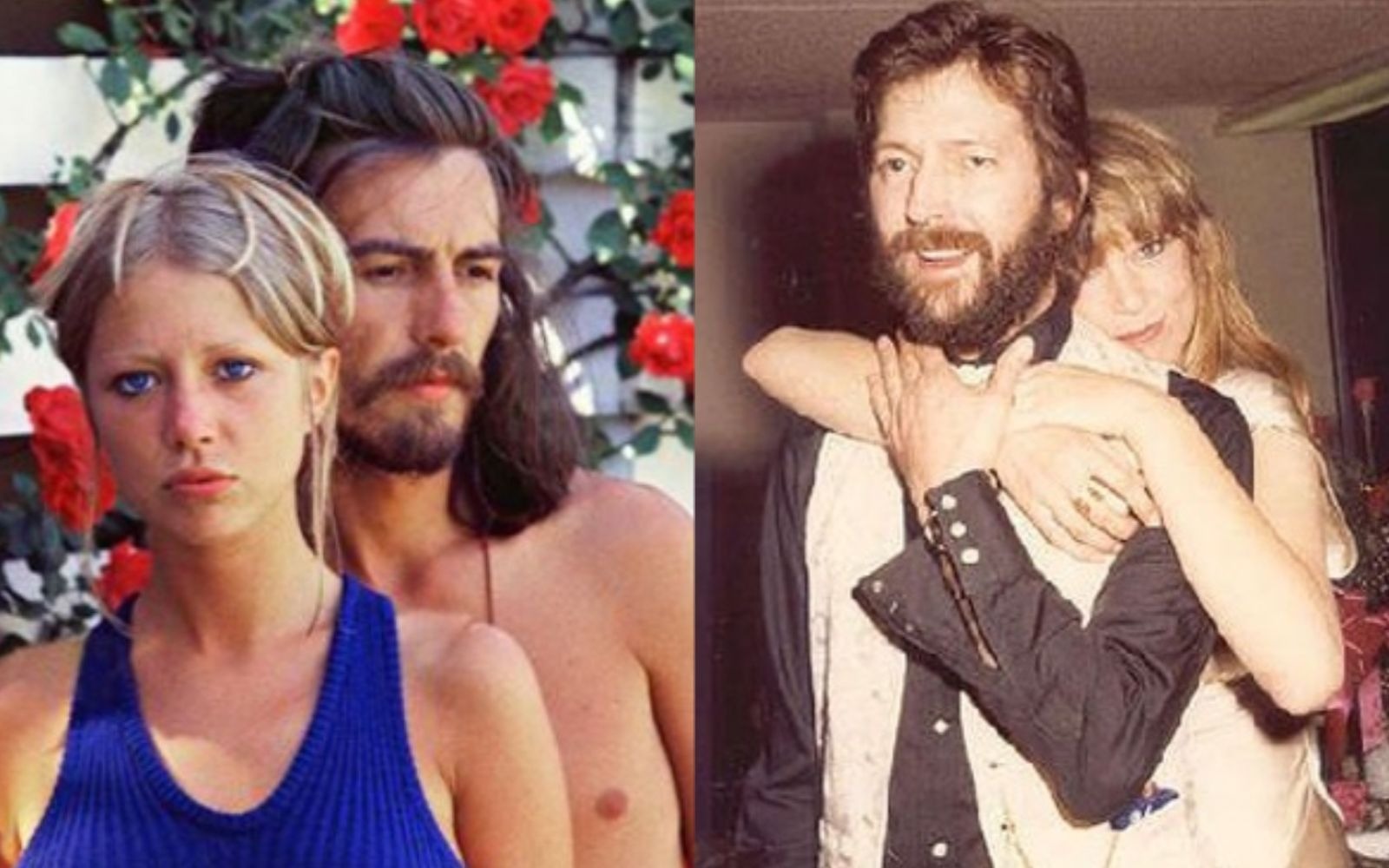 George Harrison Pattie Boyd Eric Clapton