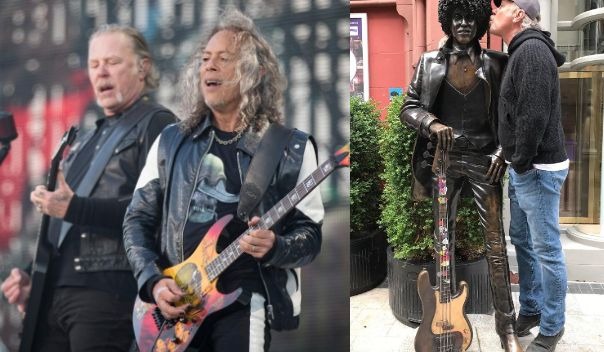 Metallica pays tribute to Phil Lynott performing “Whiskey in The Jar ...