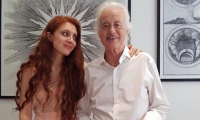 Jimmy Page and girlfriend 2019