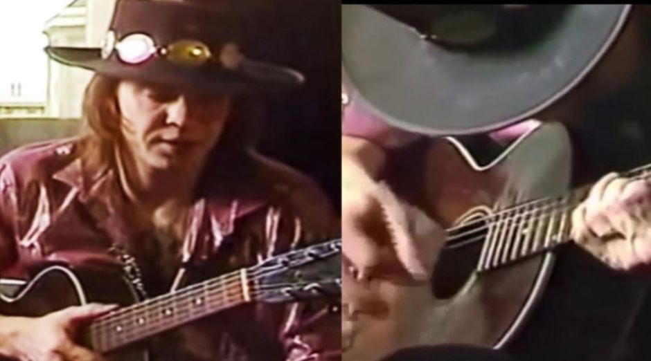Stevie Ray Vaughan acoustic guitar