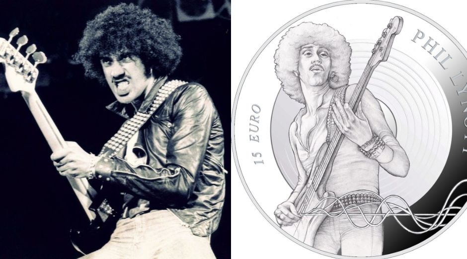 Phill Lynott Thin Lizzy coin