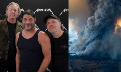 Metallica Australia fire