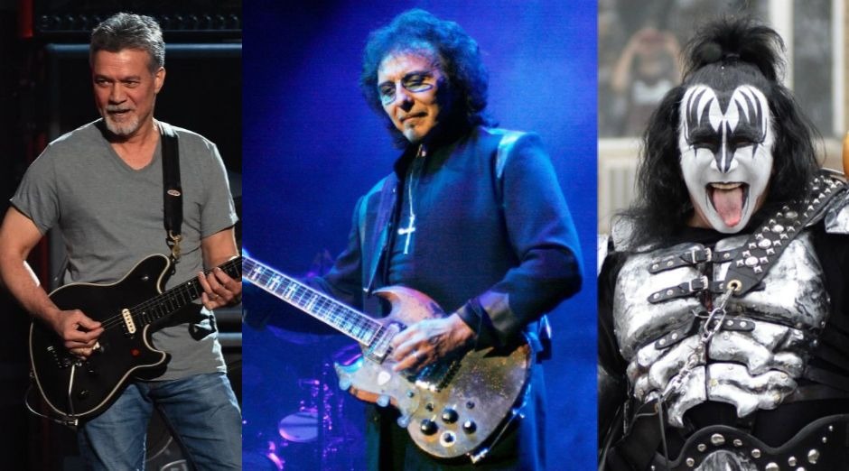 Eddie Van Halen Tony Iommi Gene Simmons
