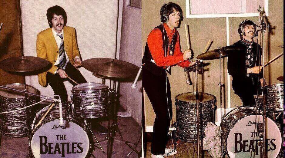Paul McCartney Beatles Drums