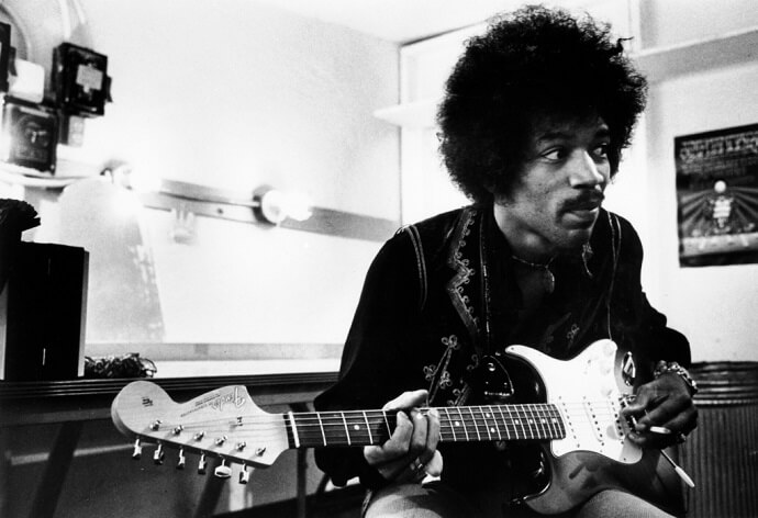 Jimi Hendrix stratocaster leftie