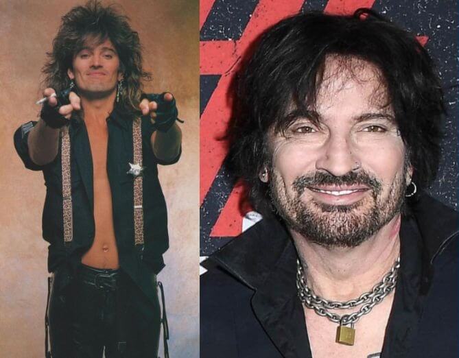 Tommy Lee now and then - Rock And Roll Garage