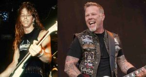 James Hetfield now and then