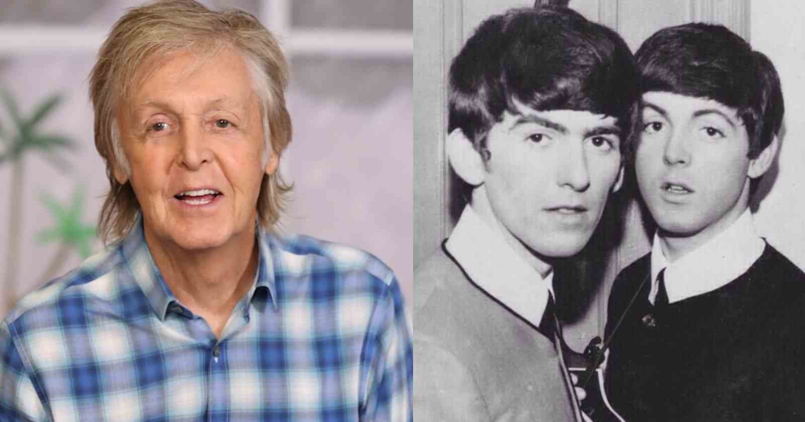 Paul McCartney George harrison
