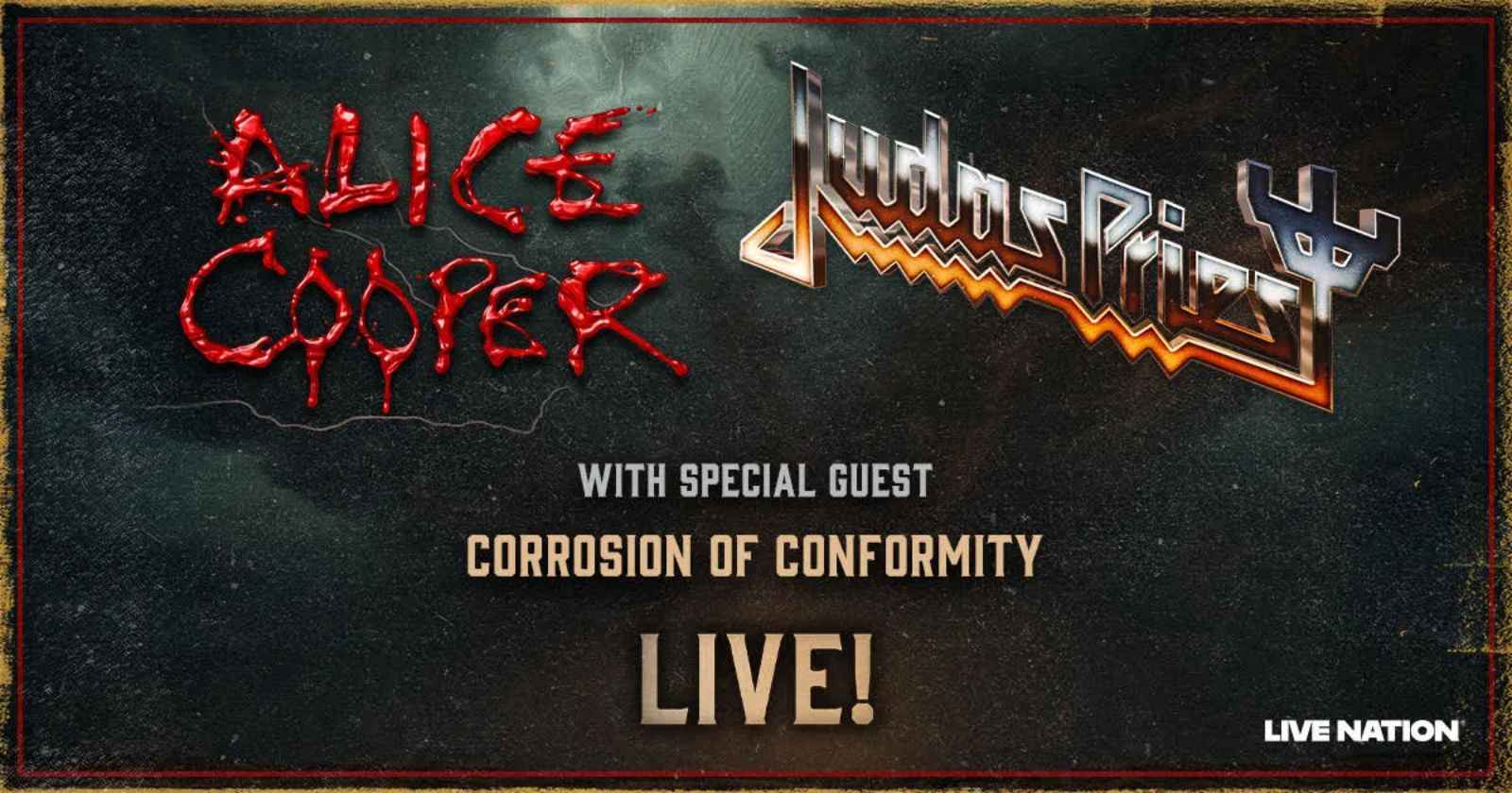Alice Cooper Judas Priest 2025 tour