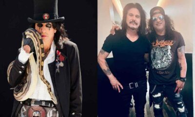 Alice Cooper and Gilby Clarke