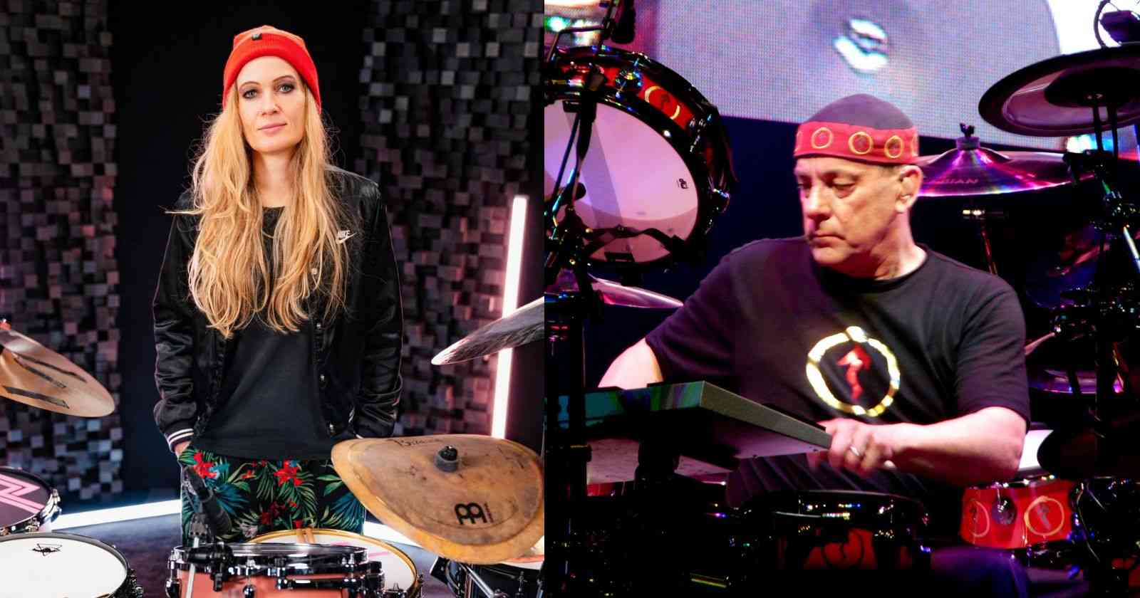 Anika Niles and Neil Peart