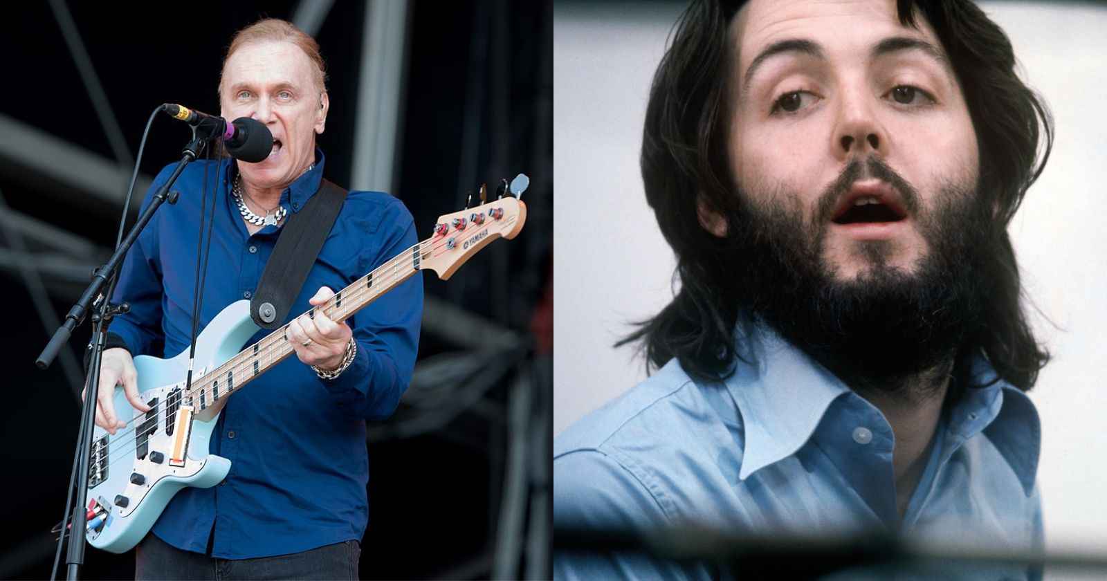 Billy Sheehan and Paul McCartney