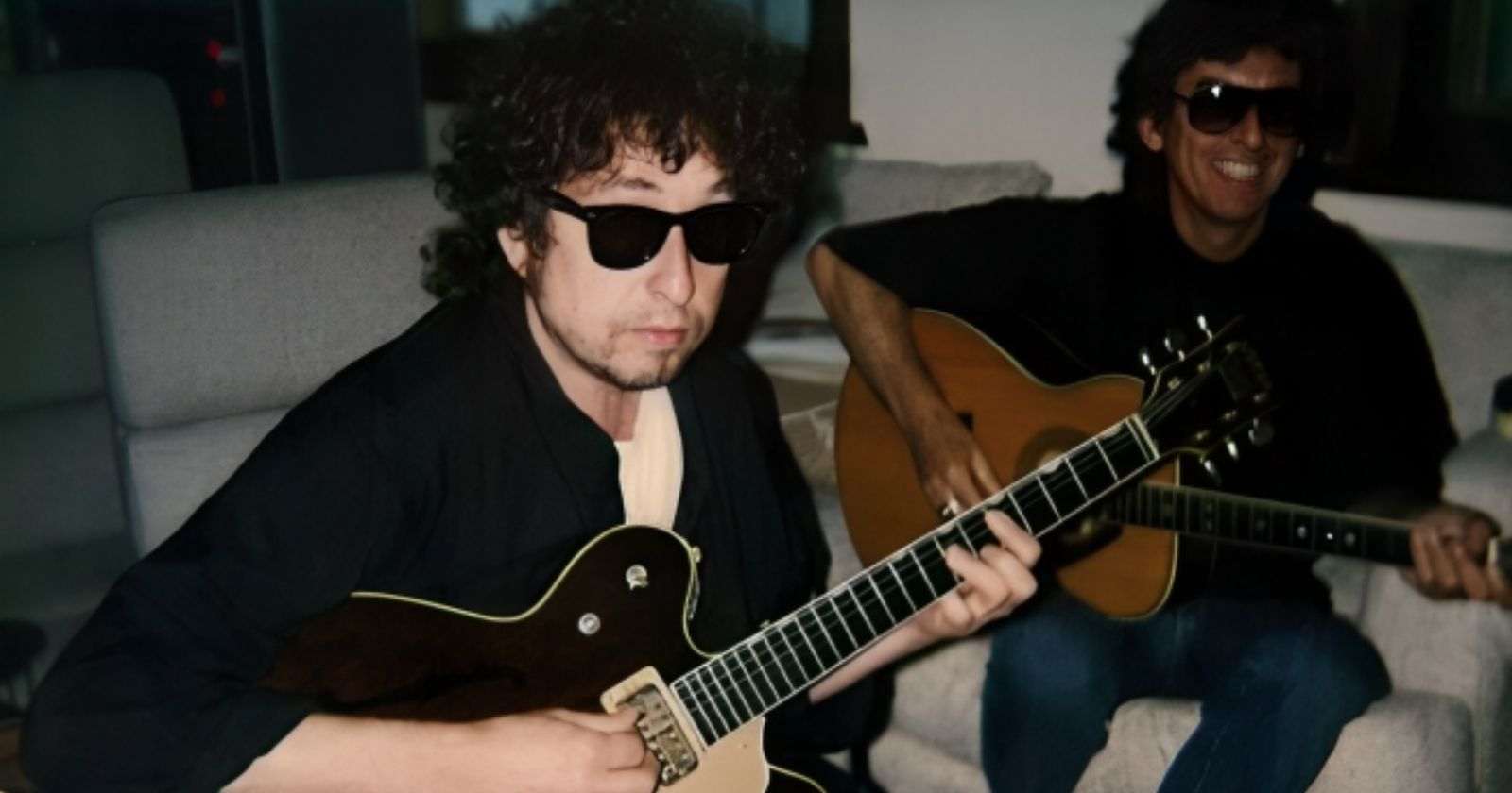 Bob Dylan and George Harrison