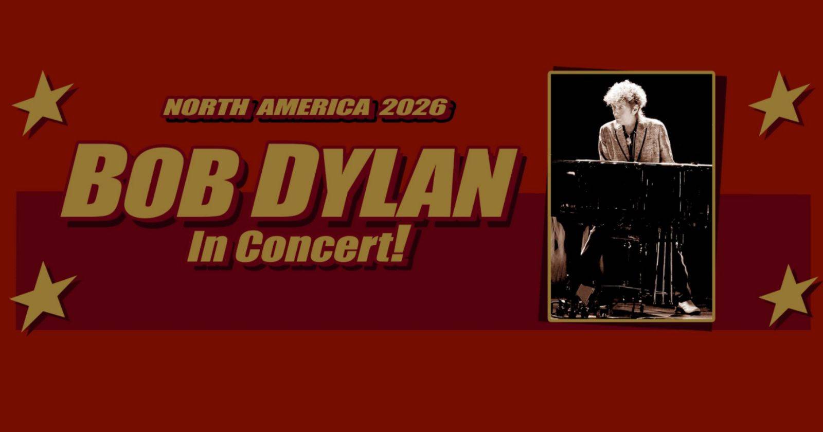 Bob Dylan new 2026 tour dates
