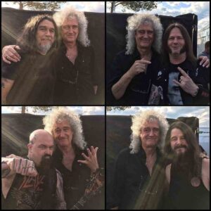 Brian May with Slayer