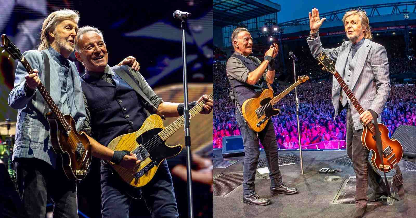 Bruce Springsteen and Paul McCartney 2025