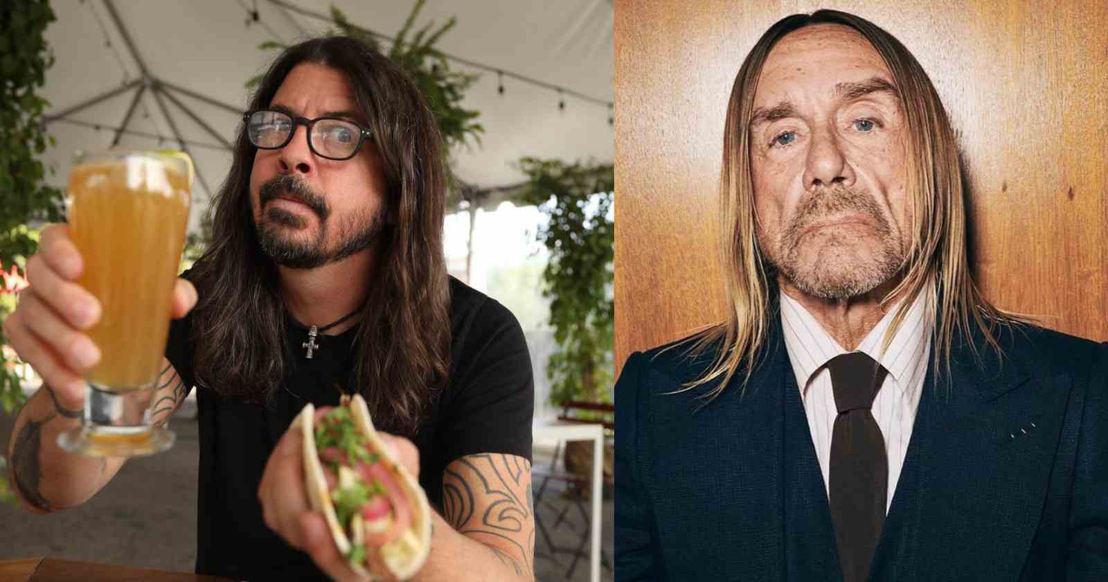 Dave Grohl Iggy Pop