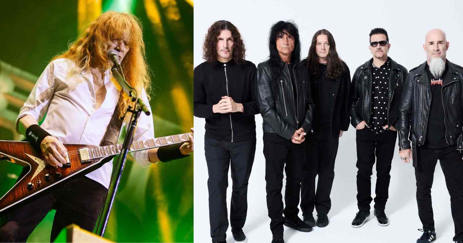 Dave Mustaine and Anthrax