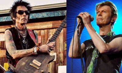 David Bowie and Earl Slick