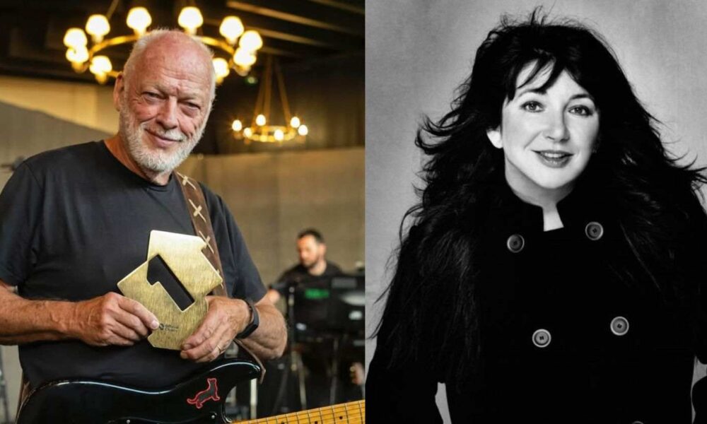 David Gilmour and Kate Bush
