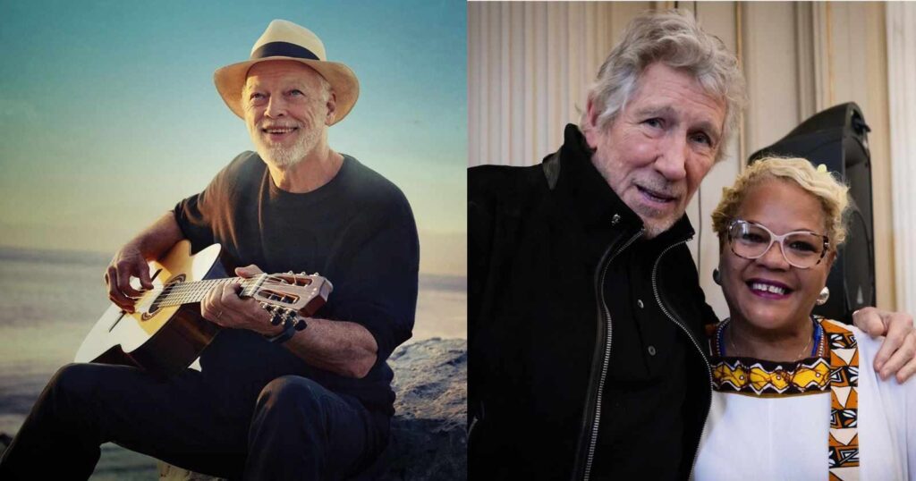 David Gilmour and Roger Waters