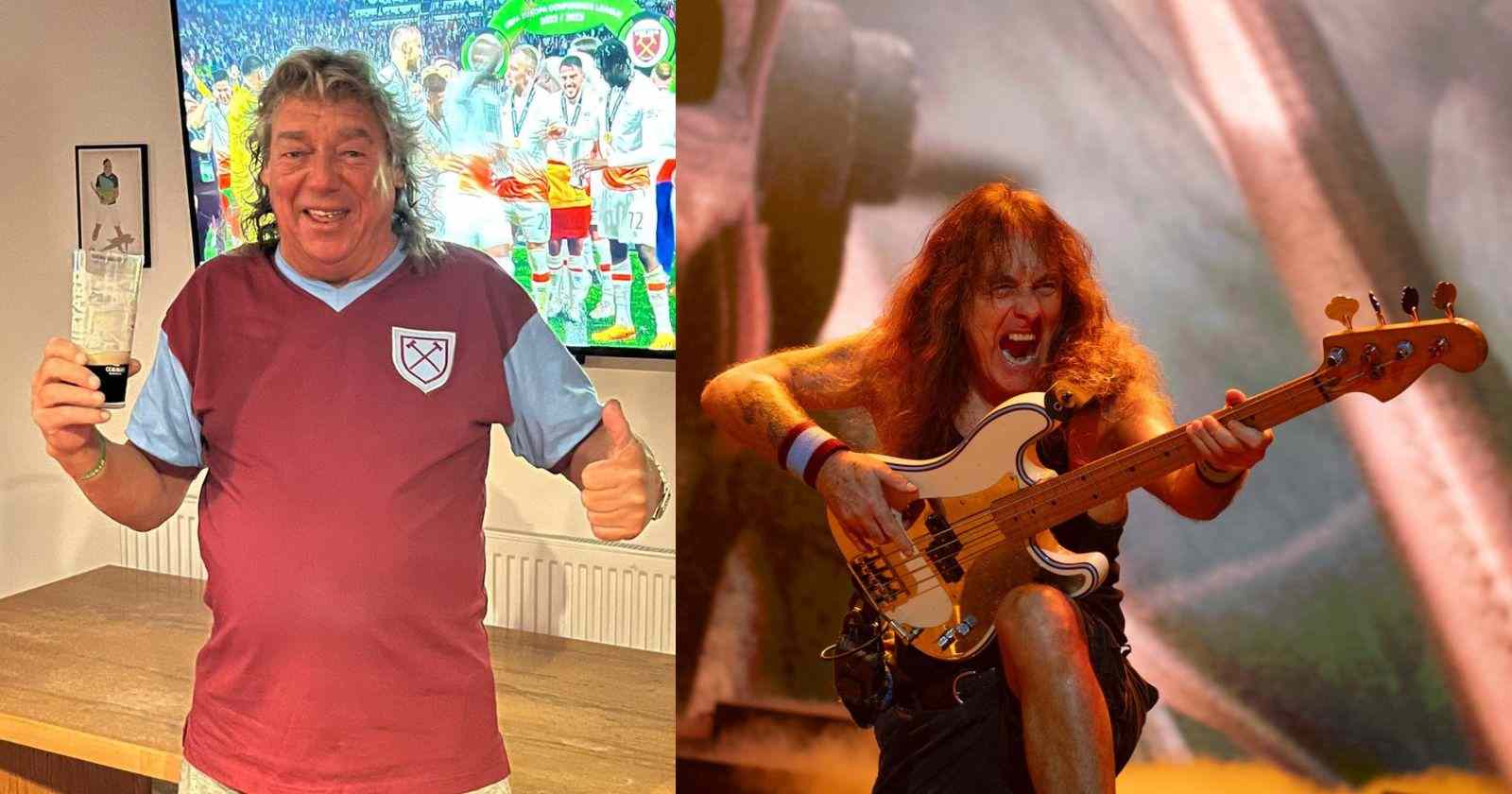 Dennis Stratton and Steve Harris