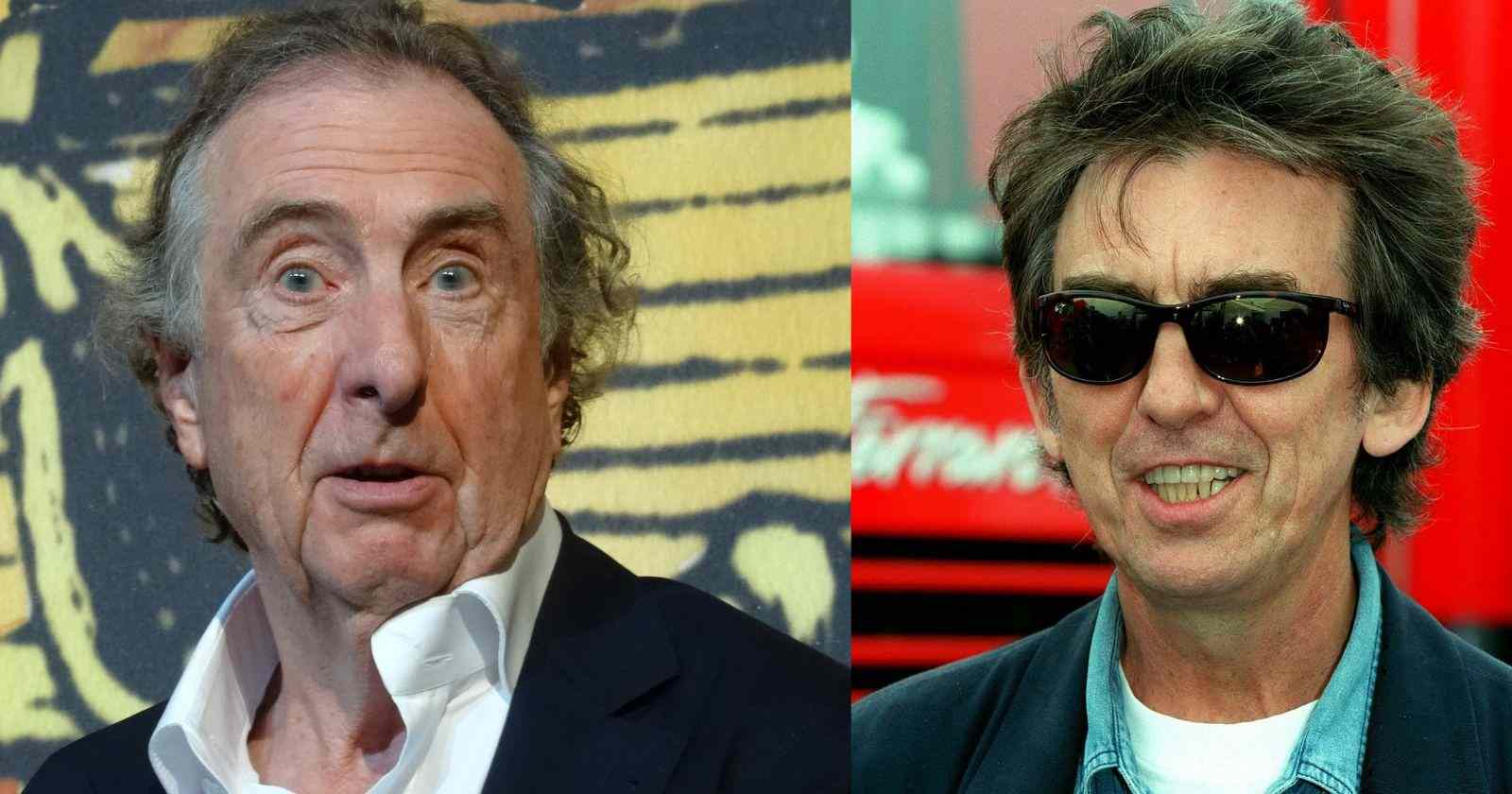 Eric Idle and George Harrison