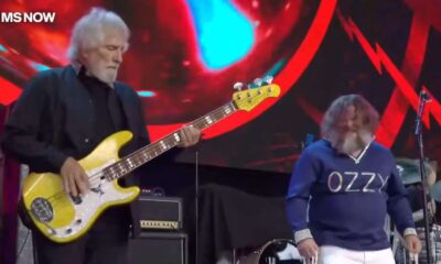Geezer Butler and Jack Black