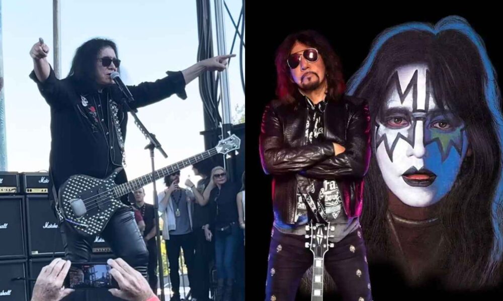 Gene Simmons pays tribute to Ace Frehley during his show