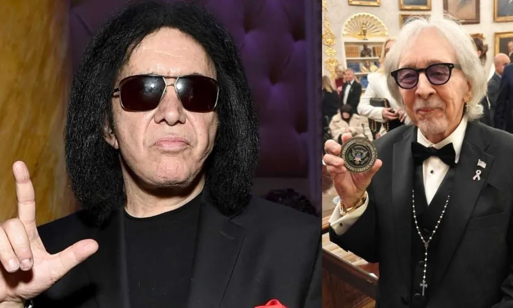 Gene Simmons and Peter Criss
