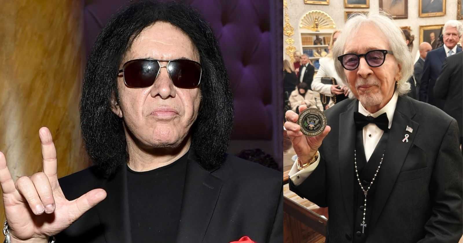 Gene Simmons and Peter Criss
